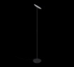 Immagine di Piantana Moderna Ponda Nero Disco Led Orientabile Trio Lighting