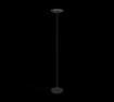 Immagine di Piantana Moderna Ponda Nero Disco Led Orientabile Trio Lighting