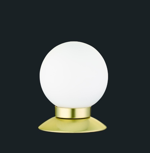 Immagine di Lumetto Struttura Oro con Sfera Vetro Led Touch Princess Trio Lighting