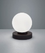 Immagine di Lumetto Prinz II Ruggine Sfera Vetro Bianco Trio Lighting