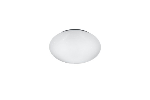 Immagine di Piccola Lampada da Soffitto Rotonda Led Integrato Putz Effetto Stelle IP44 Trio Lighting