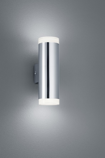 Immagine di Applique Doppia Luce Led Ray Cromo IP44 Trio Lighting