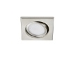 Immagine di Faretto da Incasso Led 5w Orientabile 8x8cm Rila Nichel Trio Lighting