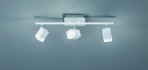 Immagine di Faretto Da Soffitto 3 Led Orientabile Roubaix Bianco Trio Lighting