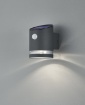 Immagine di Applique Led IP44 Antracite Sensore Di Movimento Integrato Salta Trio Lighting