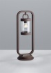 Immagine di Paletto Da Esterno Sambesi Ruggine H60 cm IP44 Sensore Crepuscolare Trio Lighting