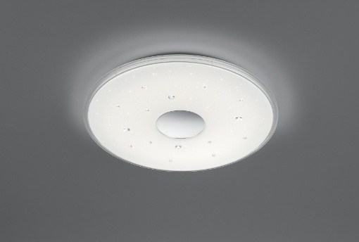 Immagine di Plafoniera Moderna Led Dimmerabile Seiko Ø42 cm Bianco Trio Lighting