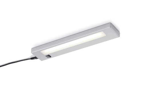 Immagine di Reglette Applique Led 4w con Interruttore Alino Titanio L34 cm Trio Lighting