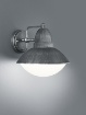 Immagine di Applique IP44 Lanterna E27 Amur Argento Anticato Trio Lighting