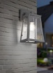 Immagine di Applique Lanterna IP44 Arkansas Antracite H32 cm Trio Lighting