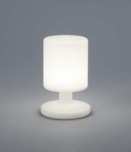 Immagine di Lumetto Moderno IP44 Led Barbados Bianco Ø17 cm Trio Lighting