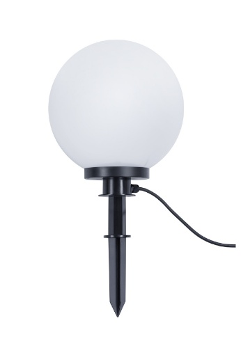 Immagine di Lampada da Giardino con Picchetto e Sfera Bianca Bolo IP44 Ø30 cm Trio Lighting