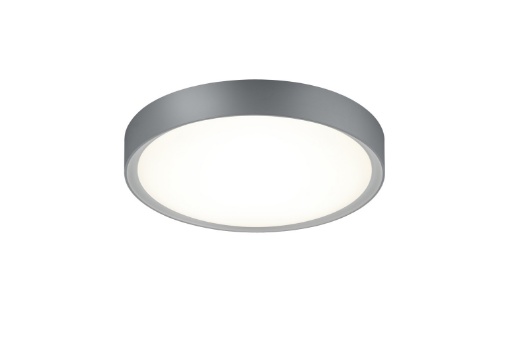 Immagine di Plafoniera Led Rotonda Clarimo Alluminio IP44 Ø33 cm Trio Lighting