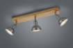 Immagine di Faretto Industriale Barra 3 Spot Delhi Nichel L58 cm 3xE14 Trio Lighting