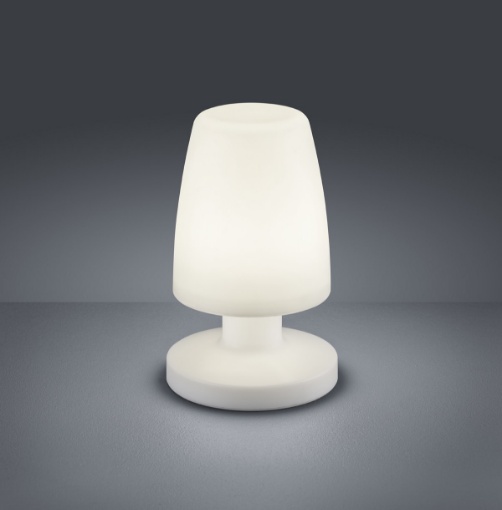 Immagine di Lumetto Moderno Led Dora Bianco IP44 Ø13 cm Trio Lighting