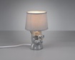 Immagine di Lumetto Dosy Ceramica Grigia Forma di Cane Trio Lighting