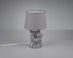 Immagine di Lumetto Dosy Ceramica Grigia Forma di Cane Trio Lighting