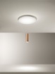 Picture of Plafoniera con Fili e Cilindro Oro Pendente Doppia Emissione Led Hang Perenz 6798 OR LC