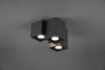 Immagine di Plafoniera 3 Cubi GU10 Fernando Nero Opaco Trio Lighting