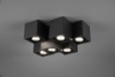 Immagine di Plafoniera 6 Cubi GU10 Fernando Nero Opaco Trio Lighting