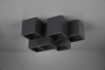 Immagine di Plafoniera 6 Cubi GU10 Fernando Nero Opaco Trio Lighting