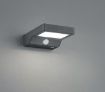 Immagine di Applique Fomosa Led Antracite IP44 Con Sensore Movimento Ad Energia Solare Trio Lighting