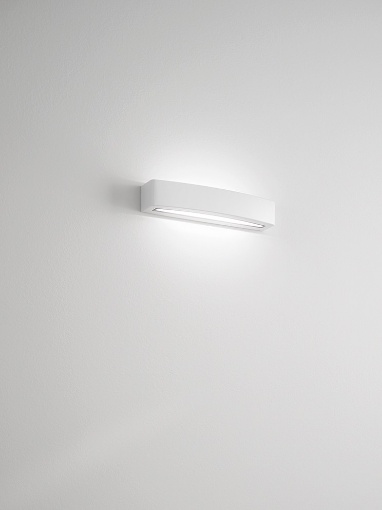 Immagine di Applique per Esterno Doppia Emissione Led Bow Bianco IP54 Perenz 6782 B LC