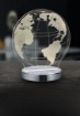 Immagine di Lumetto Cromo Globe Mappamondo Led 3000k/6000k Trio Lighting