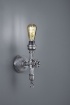 Immagine di Applique Industrial Argento Anticato Gotham H46 cm Trio Lighting