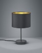 Picture of Lampada da Tavolo Hostel Metallo Nero Oro Ø20 cm Trio Lighting