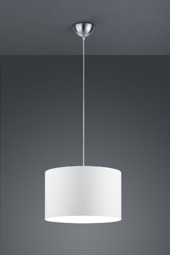 Immagine di Sospensione Hotel Paralume Bianco 1xE27 Ø40 cm Trio Lighting