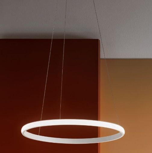 Immagine di Sospensione Moderna Anello Led 28w Iole Ø60cm Gea Luce