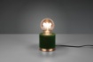 Immagine di Piccola Lampada Tavolo Judy Velluto Verde Ø11 cm Trio Lighting