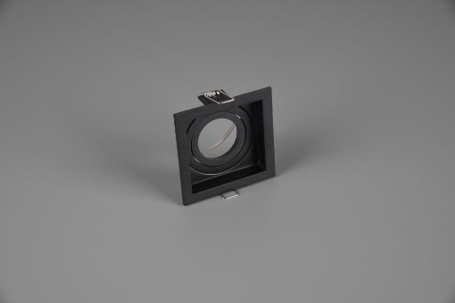 Picture of Faretto da Incasso Quadrato Kenai 1xGU10 Nero 9x9 cm Trio Lighting