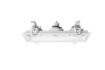 Immagine di Faretto da Incasso Rettangolare Kenai 3xGU10 Bianco L25 cm Trio Lighting