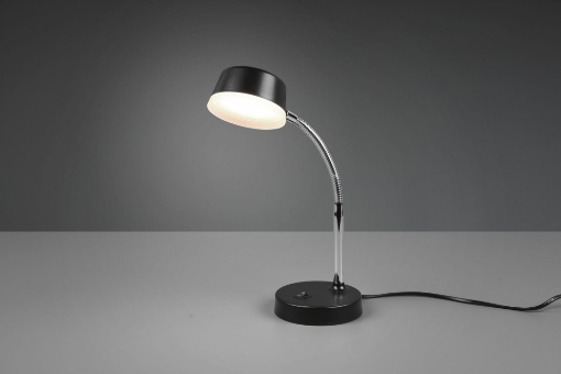 Immagine di Lampada Led da Scrivania Kiko Led Nero Orientabile Trio Lighting