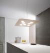 Immagine di Sospensione Moderna Biemissione 7+3 Luci Led Gx53 Giselle Gea Luce