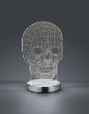 Immagine di Lampada da Tavolo Skull Teschio Led 3000k 6000k Trio Lighting