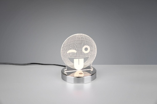 Immagine di Simpatico Lumetto Smiley Led Faccina RGBW Trio Lighting