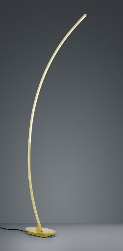 Piantana Design Minimal Moderno Solo Bacchetta Led H158 cm Oro Trio Lighting