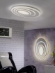 Picture of Applique Plafoniera Subara Ellittica 3D Led 20W Interruttore Dimmer Trio Lighting