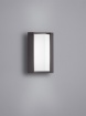 Immagine di Applique Da Esterno Suez Led IP54 Antracite H22 cm Trio Lighting