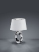 Immagine di Lumetto Moderno Ceramica Argento Taba H33 cm Trio Lighting