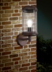 Immagine di Applique Lanterna IP44 Tanaro Ruggine H32 cm Trio Lighting