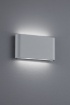 Immagine di Applique Rettangolare Thames II Led Doppia Emissione IP54 Alluminio L17 cm Trio Lighting