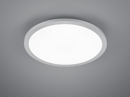 Immagine di Plafoniera Rotonda Ø40 cm Tiberius Alluminio Led Luce Naturale Trio Lighting