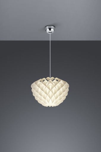 Immagine di Sospensione 1xE27 Tilia Origami Bianco Ø40 cm Trio Lighting