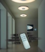 Immagine di Plafoniera Tokyo Led Dimmer Luce Notturna Cambio Colore Disco Bianco Ø60 cm Trio Lighting