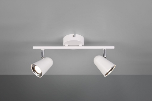 Immagine di Faretto Toulouse Bianco 2 Spot Led L34 cm Trio Lighting