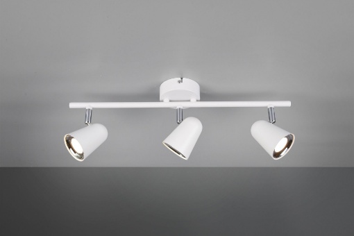 Immagine di Faretto Toulouse Bianco 3 Spot Led L48 cm Trio Lighting